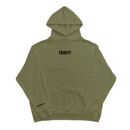 Embroidery Hoodie (Olive Green)