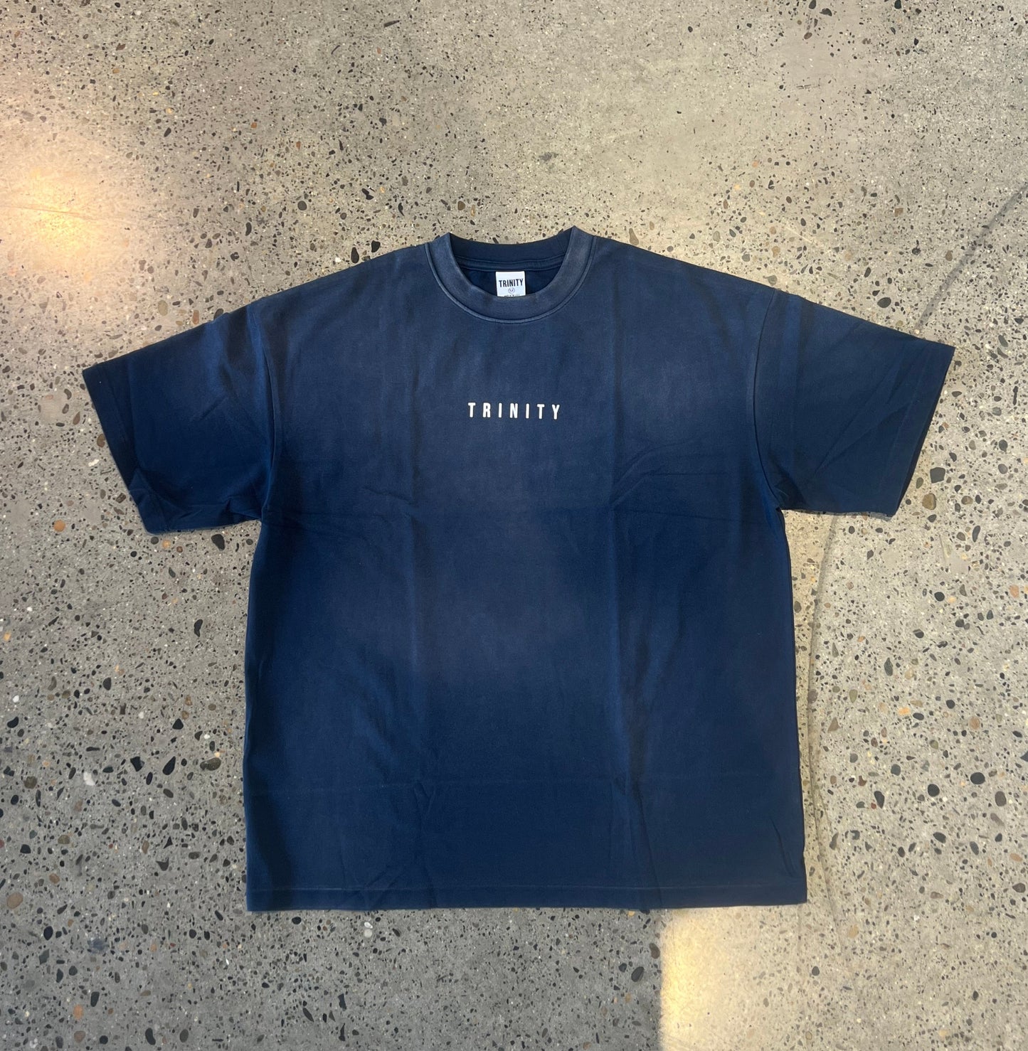TRINITY | “SALVATION CREW” T-SHIRT | NAVY BLUE