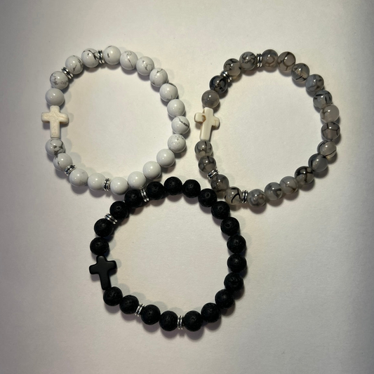 TRINITY | BEADED BRACELETS | 3 PCS