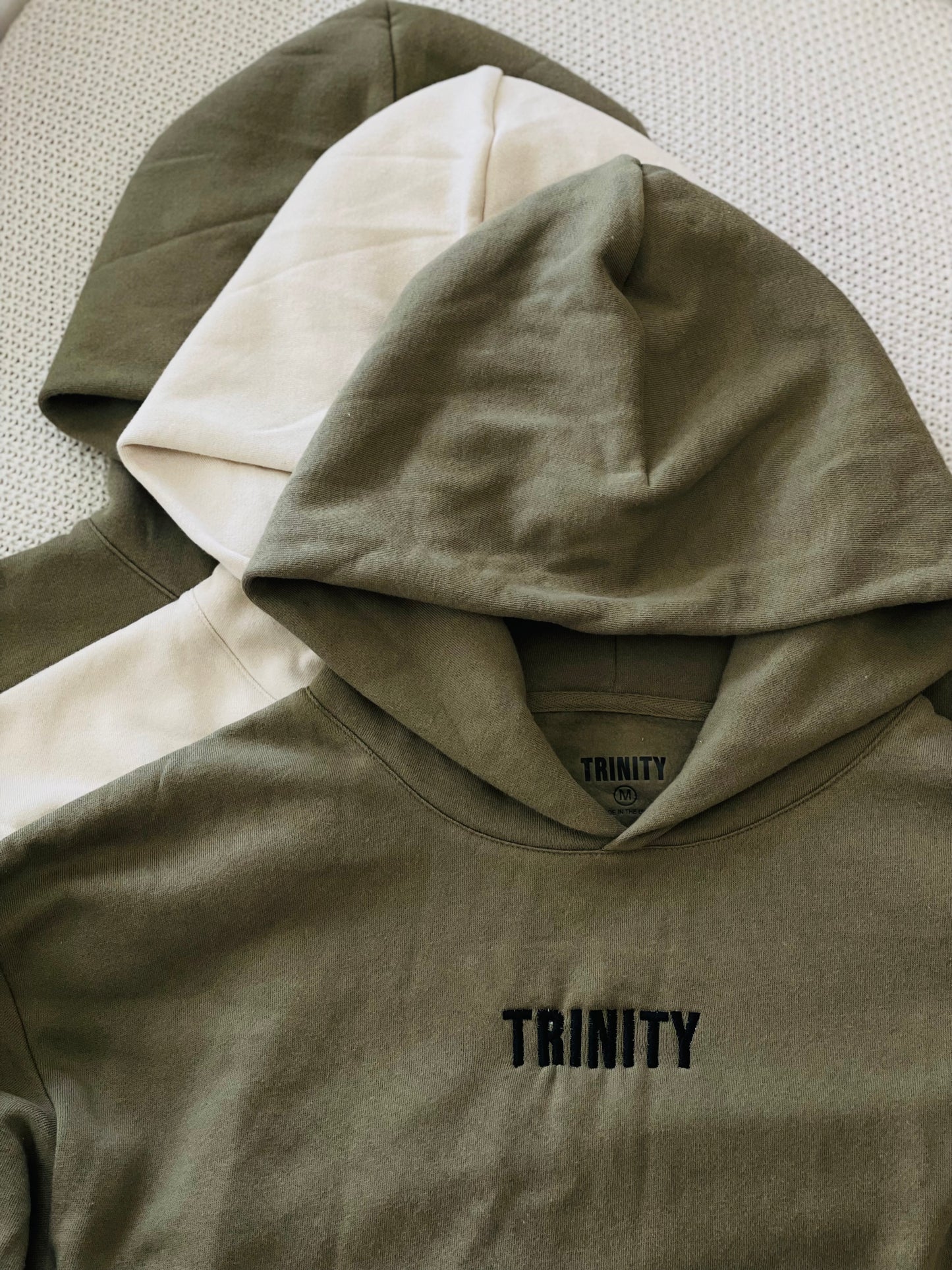 EMBROIDERY HOODIE | OLIVE GREEN