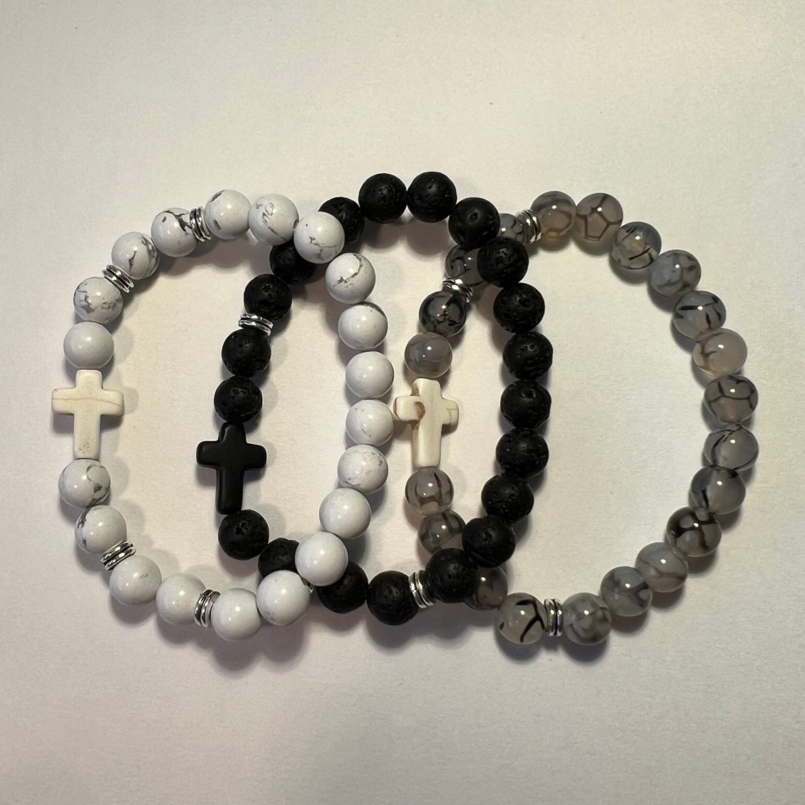 TRINITY | BEADED BRACELETS | 3 PCS