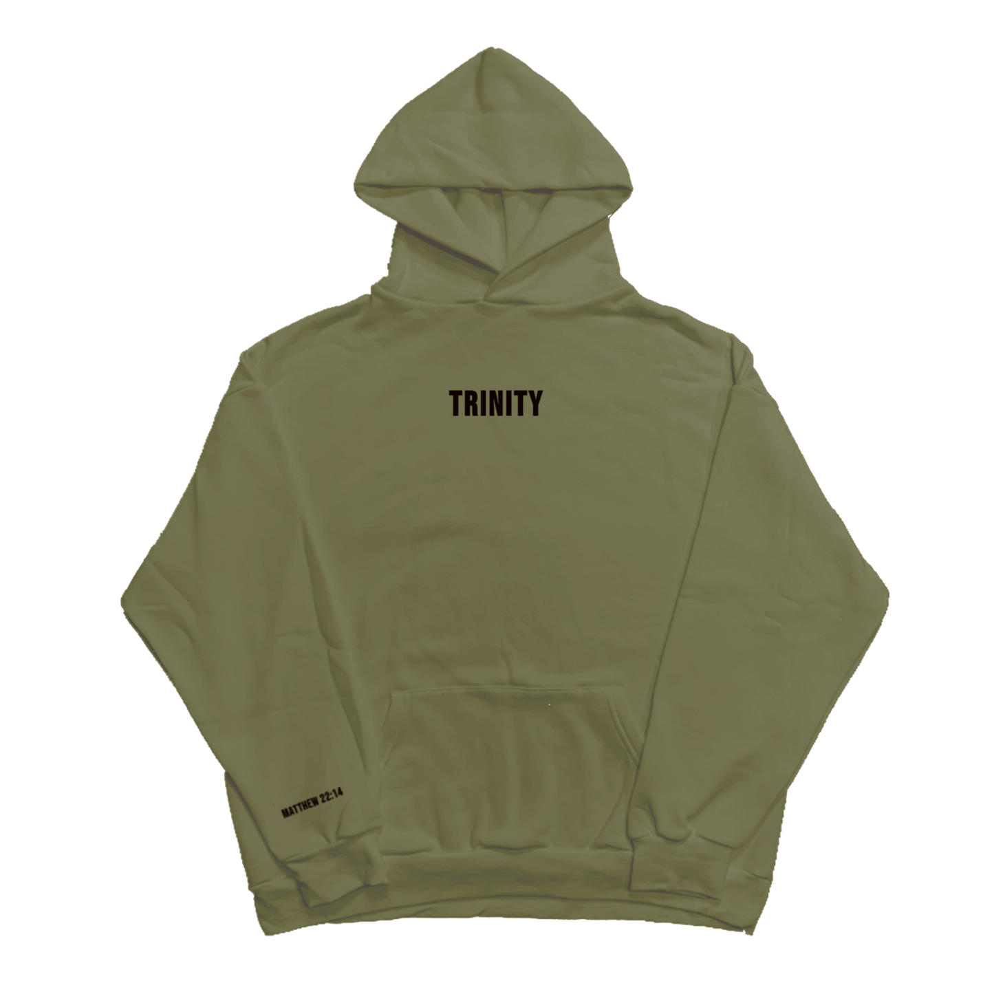 EMBROIDERY HOODIE | OLIVE GREEN